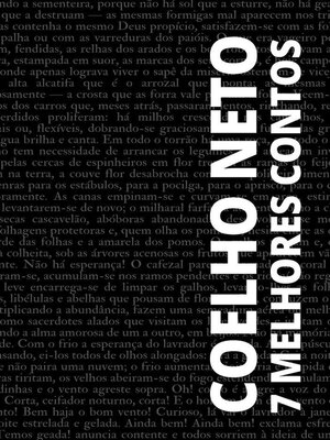 cover image of 7 melhores contos de Coelho Neto